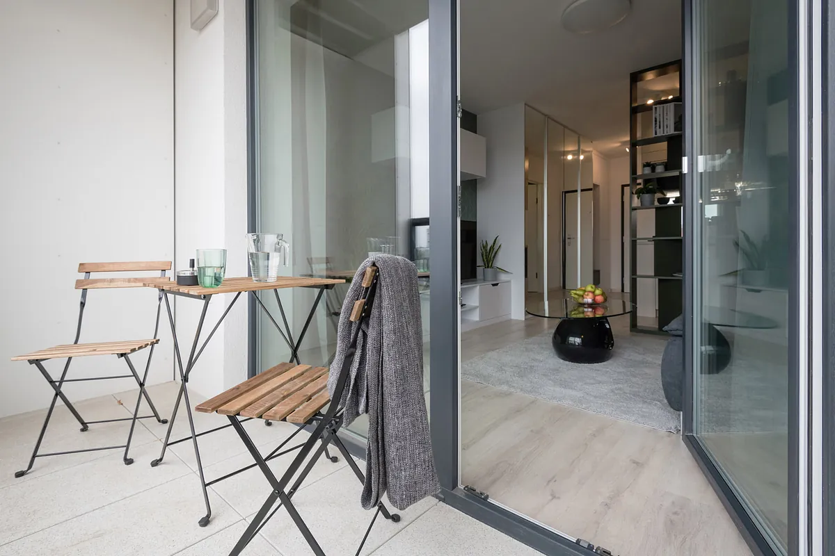 gemütlicher Balkon