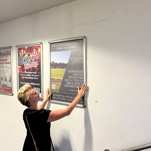 Best & Partner Immobilien | Unsere neuen Plakate hängen!