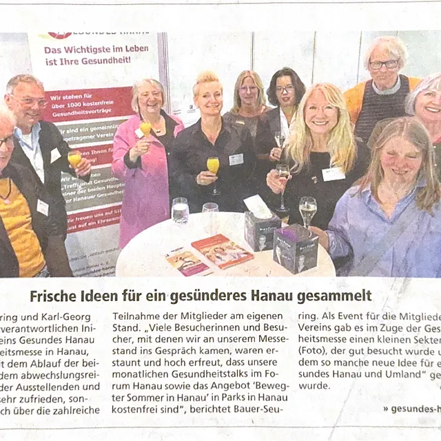 Der Hotspot für gesundes Leben im April: „meinLeben! Gesundheitsmesse Hanau“ 
