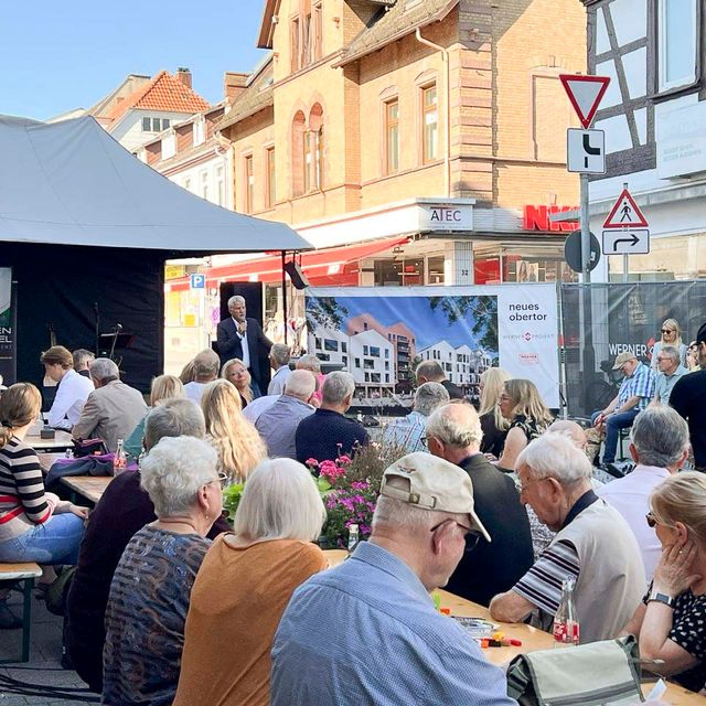 Best & Partner Immobilien | Tag der Baustelle in Schlüchtern am 15.09.2023 zum Thema Stadtentwicklung, Bürgerbeteiligung und entspannte Atmosphäre