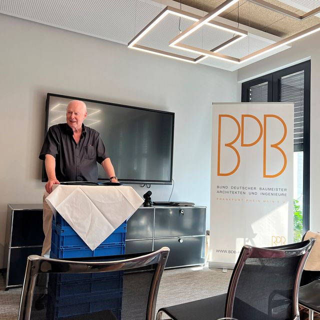 Best & Partner Immobilien | BDB - Bund deutscher Baumeister zu Gast bei Prof. Dr. Martin Wentz
