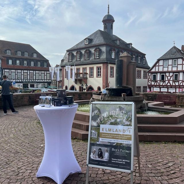 Best & Partner Immobilien | Markt Gelnhausen - ELMLAND1 auf dem schönen Wochenmarkt in Gelnhausen
