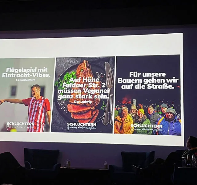 Jahresempfang der Stadt Schlüchtern. Neue Imagekampagne der Stadt!