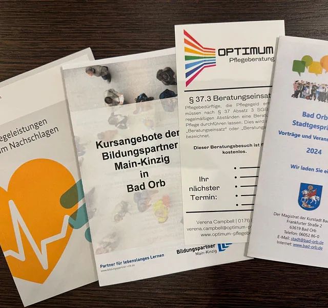 Bad Orb - Eine gut besuchte Veranstaltung zum Thema “Pflegeversicherung“ mit uns als Partner zum Thema „Immobilienbewertung und -verkauf“.